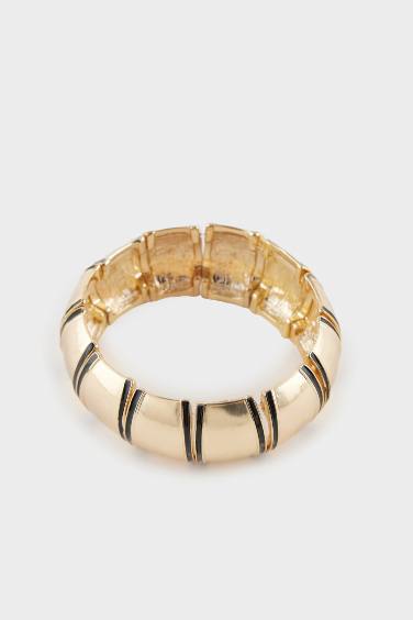 Woman Golden Bangle Bracelet