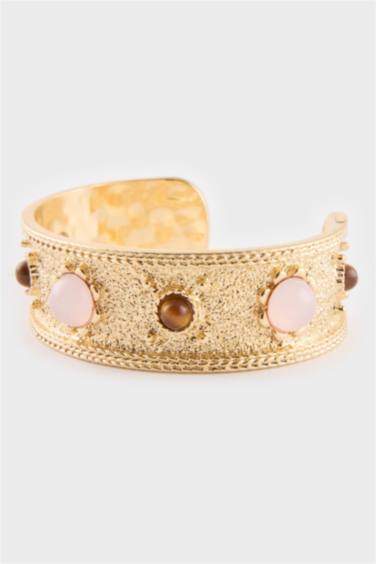 Bracelet doré avec pierres pour femme