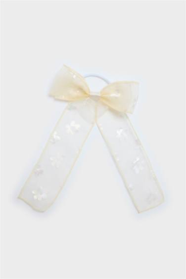 Sarı Fiyonk Lastik Toka Kız Çocuk