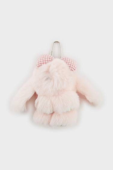 Kadın Pembe Tavşan Charm Anahtarlık