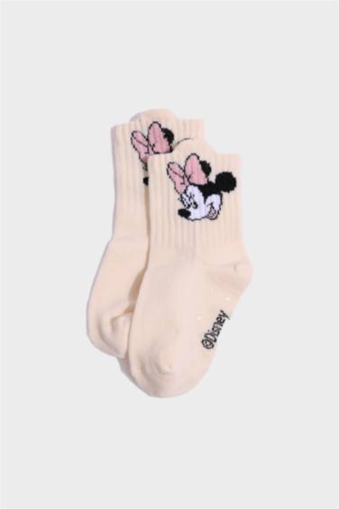 Lot de 3 Chaussettes longues en coton Minnie pour bébé fille