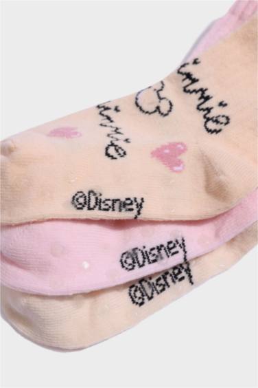 Lot de 3 Chaussettes longues en coton Minnie pour bébé fille