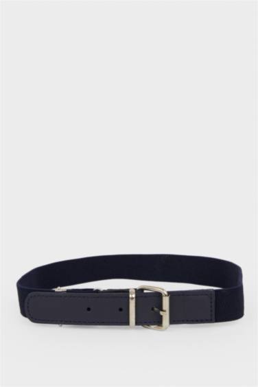 حزام ولادي مطبوع بمشبك مستطيل