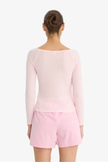 Regular Fıt Ribana Üst - Görsel 6