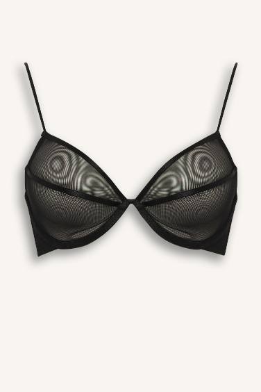 Tulle Unpadded Underwire Bra Fall in Love