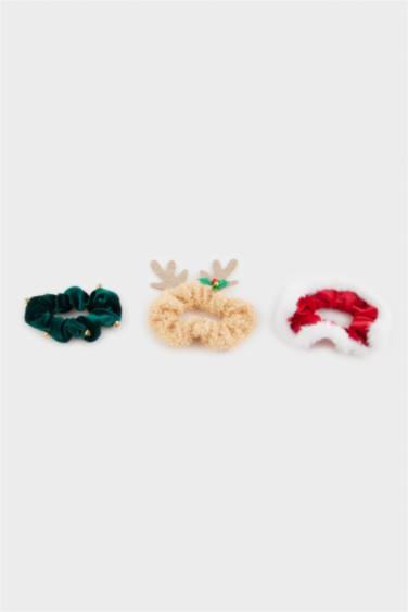 Woman 3 piece Christmas Themed Hair Ties
