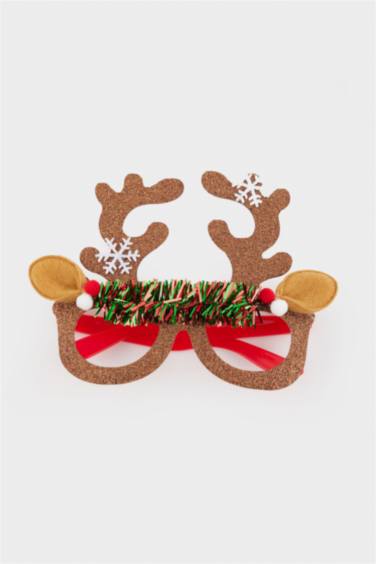 Unisex Yılbaşı Geyik Temalı Gözlük