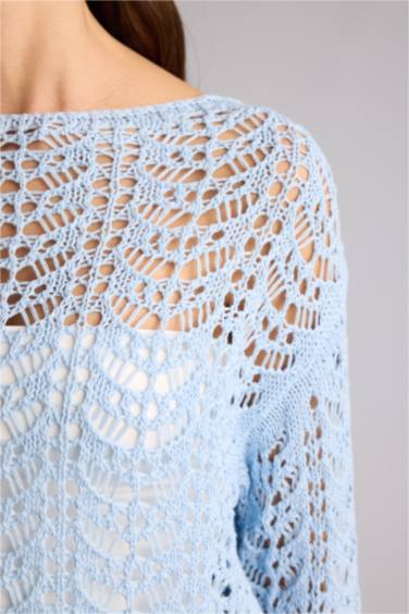 Regular Fıt Triko Kazak - Görsel 4