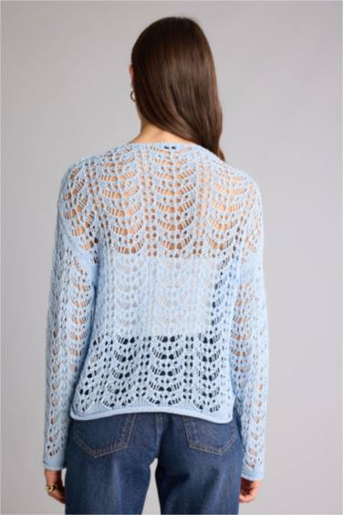 Regular Fıt Triko Kazak - Görsel 5