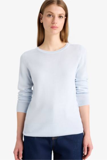 Regular Fit Crew Neck Knitwear Pullover