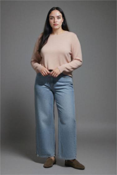 Regular Fit Bisiklet Yaka Triko Kazak