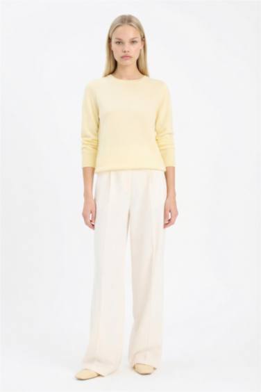 Regular Fit Bisiklet Yaka Triko Kazak