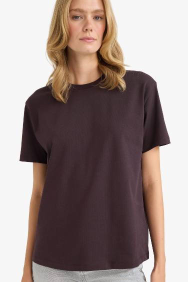 Regular Fit Crew Neck Basic Premium T-Shirt