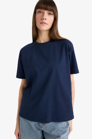 Regular Fit Crew Neck Basic Premium T-Shirt