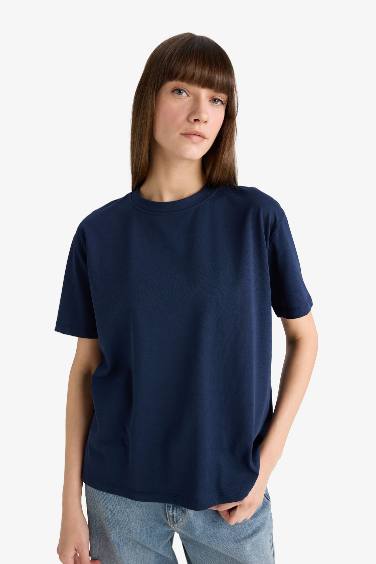 Regular Fit Crew Neck Basic Premium T-Shirt