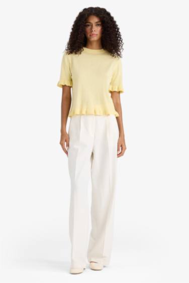 Regular Fit Crew Neck Knitwear Pullover