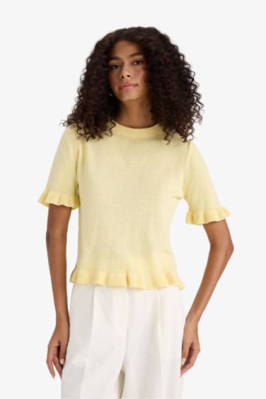 Regular Fit Crew Neck Knitwear Pullover