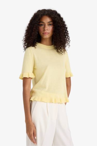 Regular Fit Crew Neck Knitwear Pullover