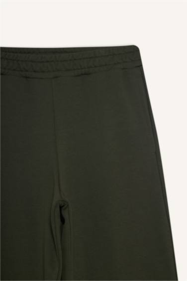 بنطرون سادة بيزك قصة مستقيمة بجيوب