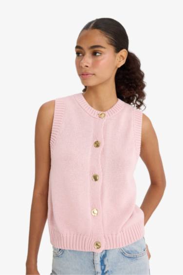 يلك تريكو قصة مريحة بازرار