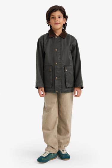 Su İtici Polo Yaka Mont Erkek Çocuk