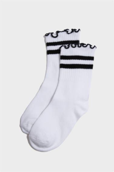 Girl 2 Piece Cotton Long Sockss