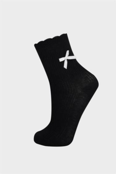 Girl 2 Piece Cotton Long Socks