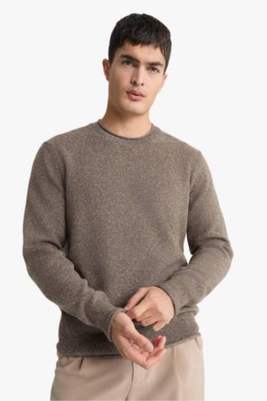 Standard Fit Crew Neck Knitwear Pullover