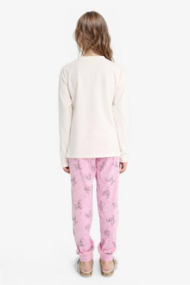 سيت بجامة بناتي قصة عادية من ليلو وستيتش - قطعتين