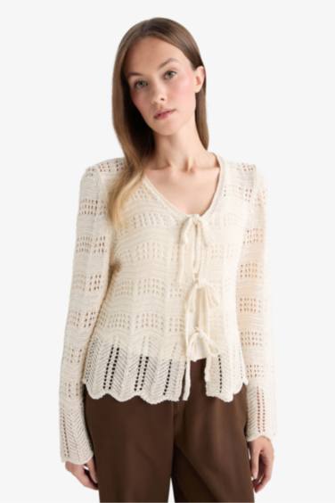 Regular Fit V-Neck Knitwear Cardigan