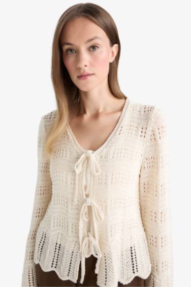 Regular Fit V-Neck Knitwear Cardigan