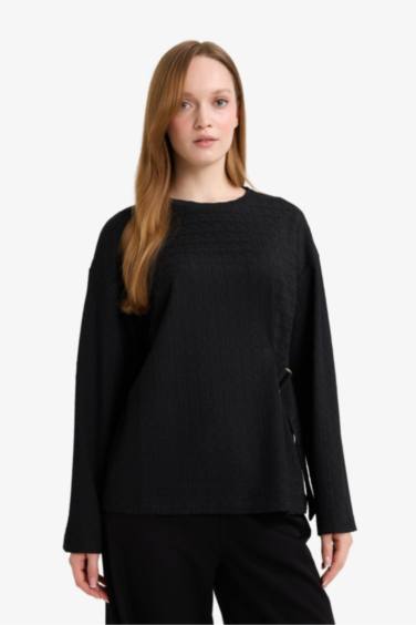 Relax Fit Crew Neck Long Sleeve T-shirt