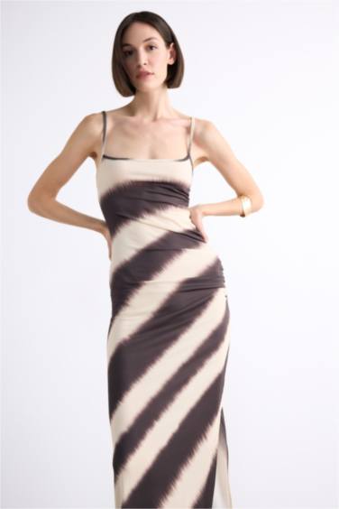 Twill Ankle Length Dress