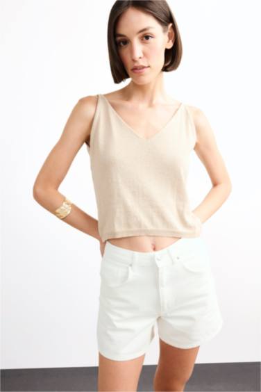 Loose Fit Knitwear Tank Top