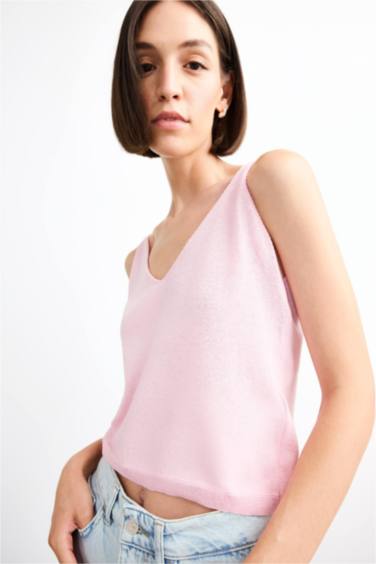 Loose Fit Knitwear Tank Top