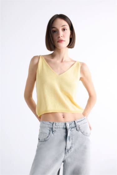 Loose Fit Knitwear Tank Top