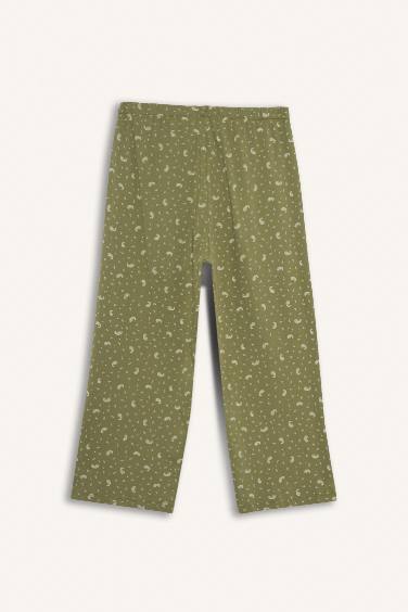 Fall in Love Elastic Waist Patterned Pajama Pants