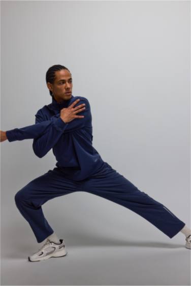 بنطلون بجامة رياضي جوجر قماش خفيف قصة عادية