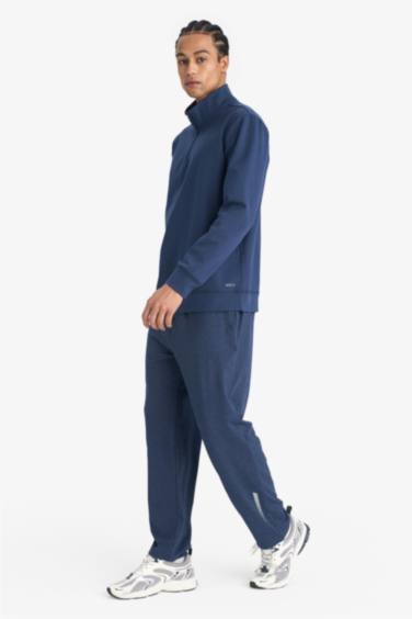 بنطلون بجامة رياضي جوجر قماش خفيف قصة عادية