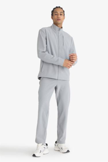 Sweatshirt zippé à col montant Coupe standard de DeFactoFit