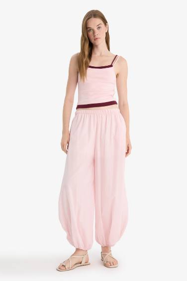 Slim Fit Ribana U Collar Tank Top