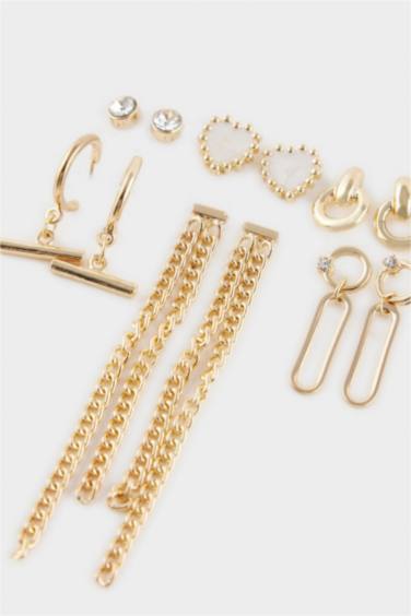 Kadın 6'lı Gold Küpe