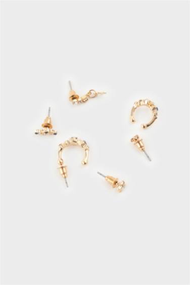 Kadın 6'lı Gold Küpe