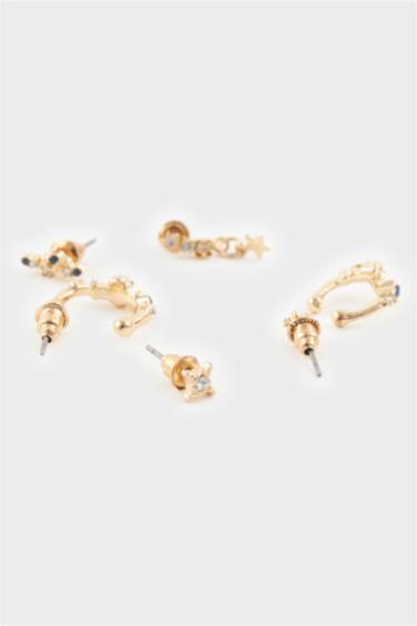 Kadın 6'lı Gold Küpe