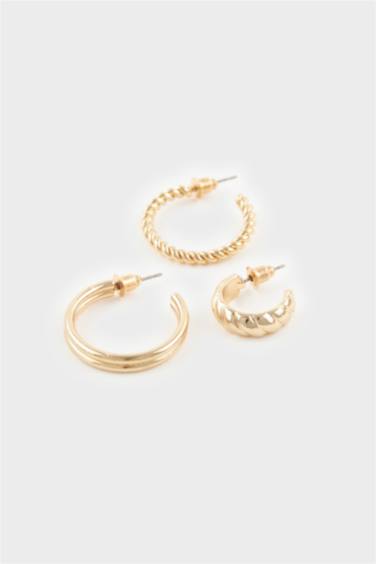 Kadın 6'lı Gold Küpe