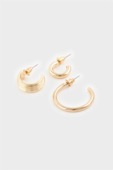 Kadın 6'lı Gold Küpe