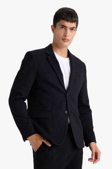 Slim Fit Dar Kesim Blazer Ceket