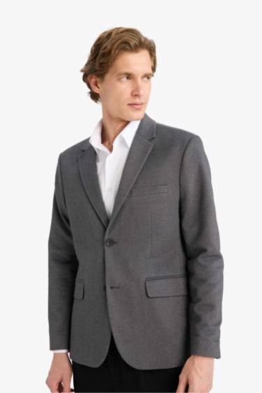 Slim Fit Dar Kesim Blazer Ceket