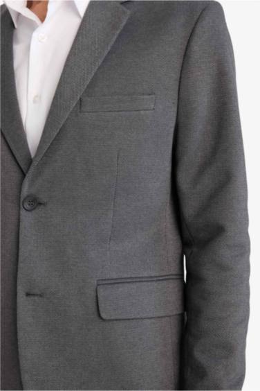 Slim Fit Dar Kesim Blazer Ceket