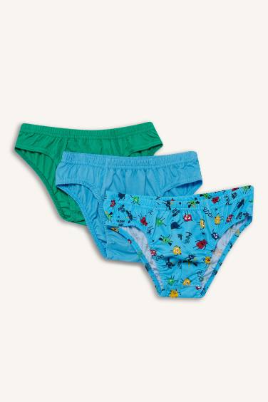 Boy Printed 3 Piece Panties